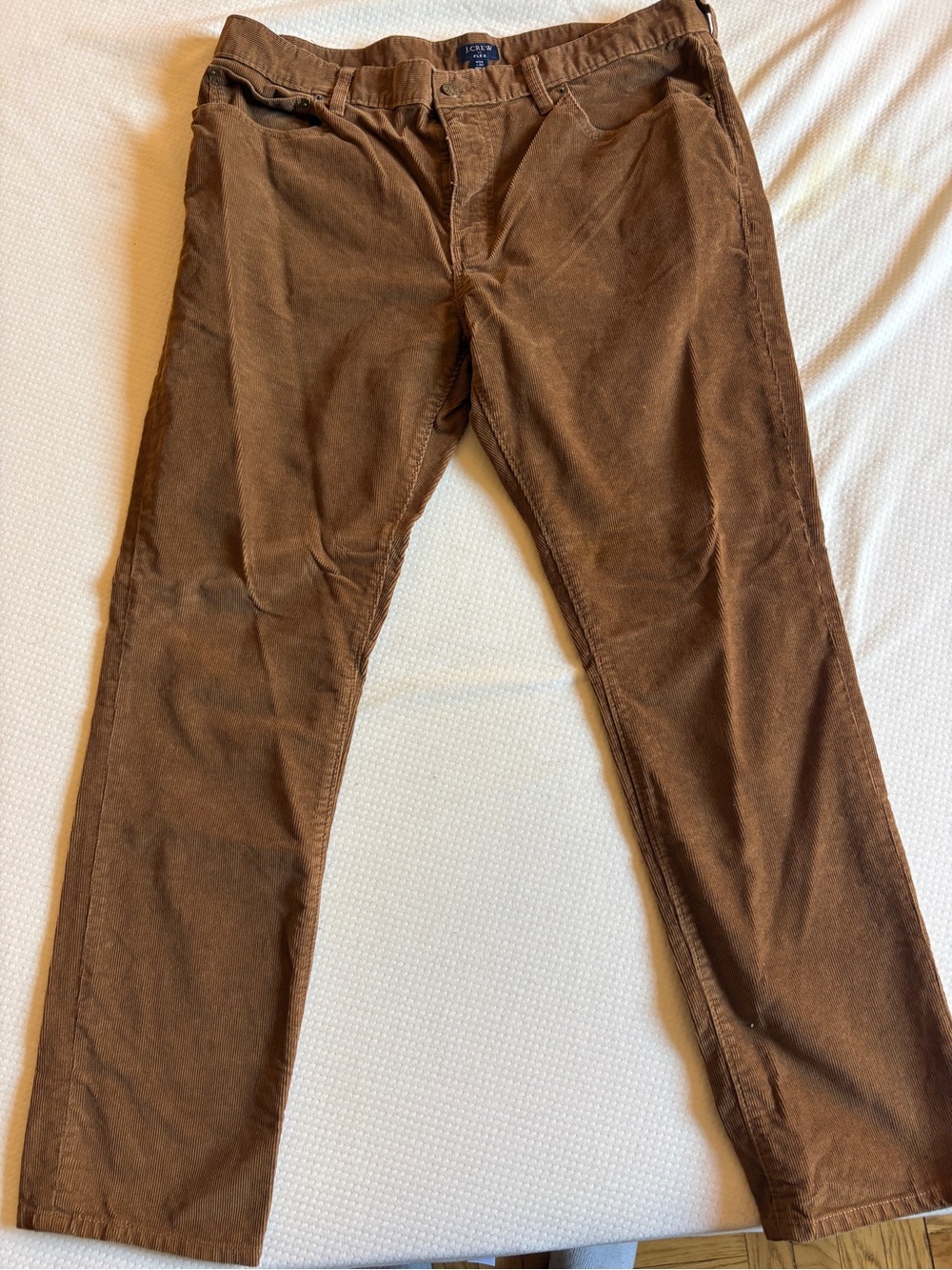 J. Crew Men’s Corduroy Pants in Chestnut Brown